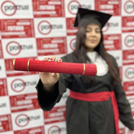 Aluna destaque em evento do projeto
